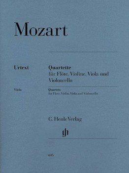 Quartets Urtext by Mozart Wolfgang Amadeus for Flute w/st