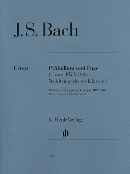 Prelude & Fugue C Major BWV 846 by Bach Johann Sebastian for Piano