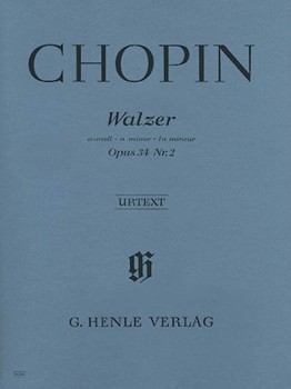 Waltz Opus 34 #2 by Chopin Frederic for Piano
