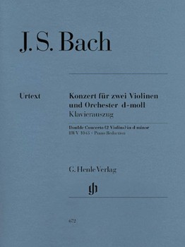 Concerto In D Minor Bwv 1043 by Bach Johann Sebastian for Violin Duet