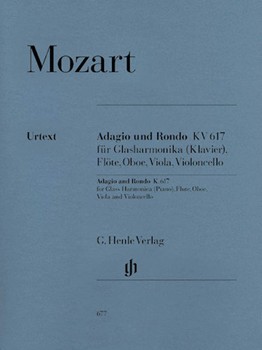 Quintet K 617 by Mozart Wolfgang Amadeus for Instrument Quartet