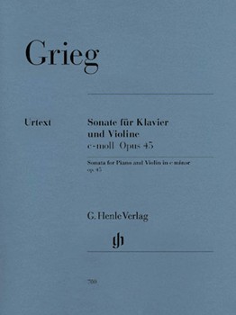 Violin Sonata in C minor Op. 45 by Grieg Edvard for