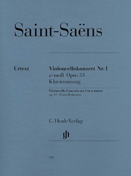 Concerto #1 In A Minor Opus 33 by Saint-Saens Camille for Cello Solo