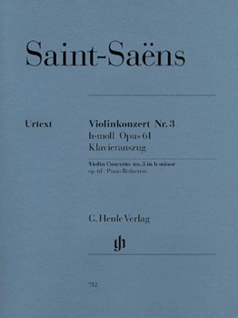 Concerto #3 In B Minor Opus 61 by Saint-Saens Camille for Violin and Piano
