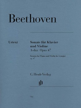 Sonata In A Major Opus 47 (kreutzer) by Beethoven Ludwig van - Rostal Max - for Violin and Piano