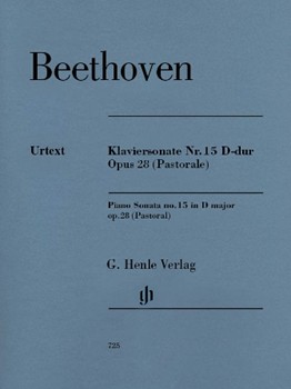 Sonata Opus 28 In D (Pastoral) by Beethoven Ludwig van for Piano