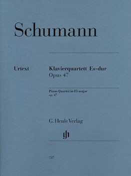 Piano Quartet Eb Major Op. 47 by Schumann Robert for