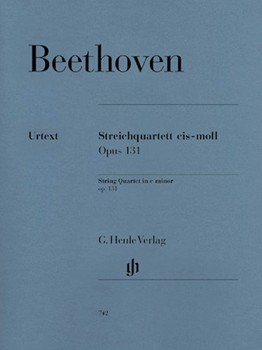 String Quartet In C-sharp Minor Opus 131 by Beethoven Ludwig van for Str Quartet