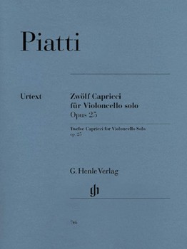 Twelve Capricci for Cello Solo, Op 25