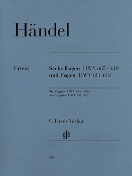 Six Fugues Hwv605-610/Fugues Hwv611-612 by Handel George Frideric - Scheideler - for Piano