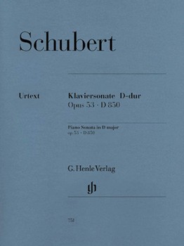 Sonata Opus 53 D Major D850 by Schubert for Piano