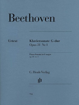 Sonata Opus 31 #1 G Major by Beethoven Ludwig van for Piano