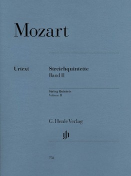 String Quintets Volume 2 by Mozart Wolfgang Amadeus for Str Quintet (Vol 2)