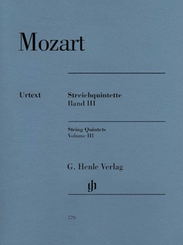 String Quintets Volume 3 by Mozart Wolfgang Amadeus for Str Quintet (Vol 3)
