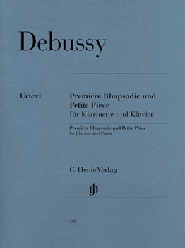Premiere Rhapsodie Une Petite Piece by Debussy Claude for Bb Clarinet and Piano
