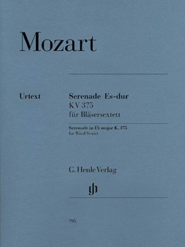 Serenade In E-flat Major K375 by Mozart Wolfgang Amadeus for Woodwind Sextet (6 Players)