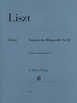 Hungarian Rhapsody #12 by Liszt Franz for Piano