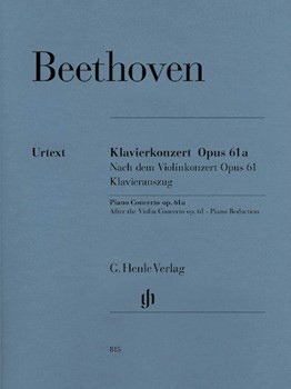 Concerto Opus 61a After Violin Concerto Opus 61 by Beethoven Ludwig van for 2 Piano 4 Hands
