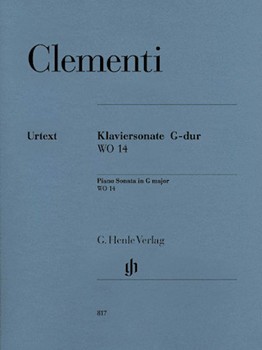 Sonata In G Major Wo 14 by Clementi Muzio for Piano