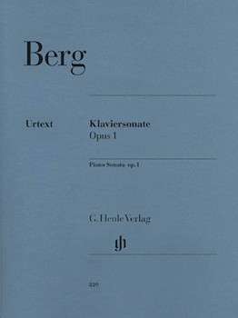 Piano Sonata Op. 1 by Berg Alban for