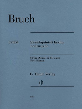 String Quintet In E-flat Major by Bruch Max - kube Michae - for Str Quintet (Urtext (kube Michae)