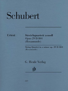 String Quartet in A Minor Op 29 D 804 Rosamunde [string quartet] Henle Ed String Qrt