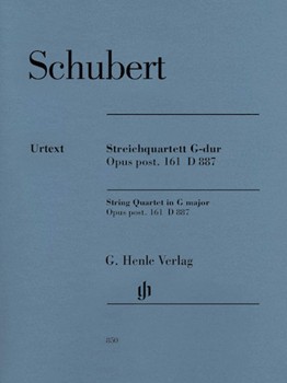 String Quartet In G Major Opus Post 161 by Schubert Franz - Voss Egon - for Str Quartet