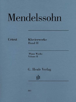 Piano Works Volume 2 by Mendelssohn Felix for Piano