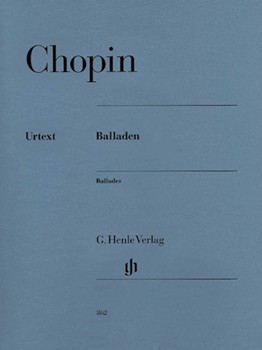 Ballades by Chopin Frederic for Piano