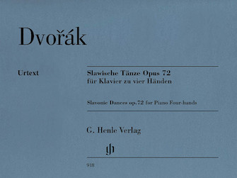 Slavonic Dances Opus 72 by Dvorak Antonin for 1 Piano 4 Hands