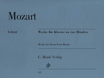 Works For Piano 4-hands by Mozart Wolfgang Amadeus for 1 Piano 4 Hands