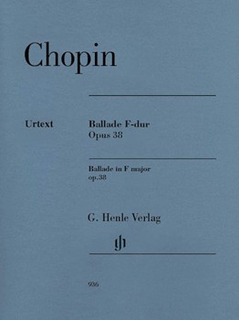 Ballade Opus 38 F Major by Chopin Frederic - Theopold Hans-Martin - for Piano