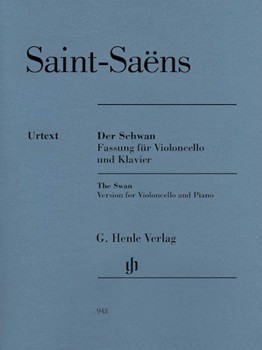 Swan From Carnival Of The Animals by Saint-Saens Camille - Buchstein Frank - for Cello and Piano