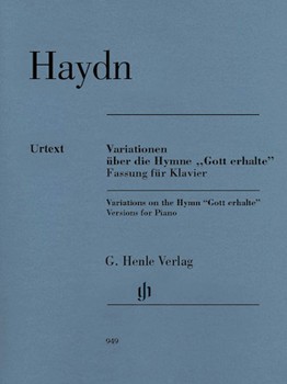 Variations On Gott Herhalte by Haydn - Gerlach/Schornsheim - for Piano