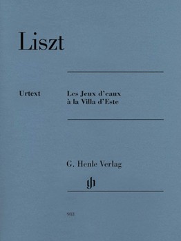 Les Jeux d'eaux à la Villa d'Este by Liszt Franz for