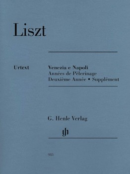 Venezia E Napoli by Liszt Franz for Piano