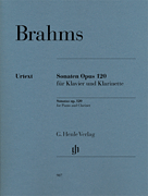 Clarinet Sonatas Op. 120 Clarinet And Piano Revised Edition