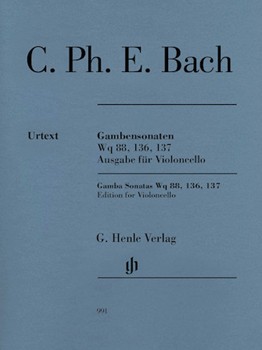 Bach - Gamba Sonatas Wq 88, 136, 137