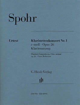Clarinet Concerto No. 1 in C minor Op. 26 by Spohr Ludwig (Louis) for Clarinet