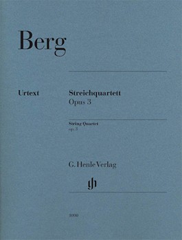 String Quartet No. 3 by Berg Alban - Scheideler Ulrich - for 4 Strings
