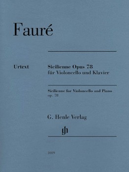 Sicilienne for Violoncello and Piano, Op. 78