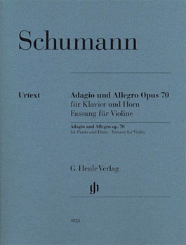 Adagio & Allegro Op70 by Schumann Robert - Herttrich and Schlieph - for Violin and Piano