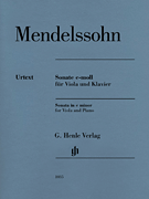 Mendelssohn - Sonata in C Minor for Viola and Piano