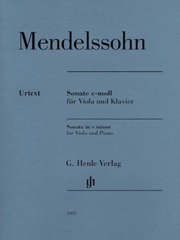 Mendelssohn - Sonata in C Minor for Viola and Piano