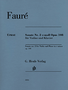 Violin Sonata No2 In E Minor Op108