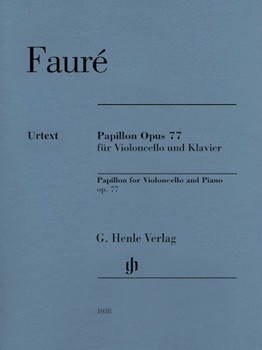 Faure Papillon Op77 Violoncello And Piano With Marked And Unmarked