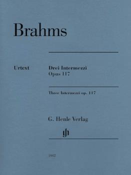 Brahms 3 Intermezzi, Op. 117 (Piano)