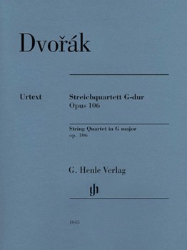 String Quartet in G Major Op 106 [string quartet] Dvorak String Qrt
