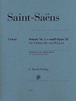 Sonata #1 In C Minor Opus 32 by Saint-Saens Camille - Jost Peter - for Cello and Piano