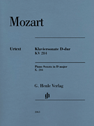 Piano Sonata in D Major K 284 (205b)